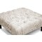 Baxton Studio Keswick Beige Script Print Modern Tufted Ottoman 101-5154 - alternate 4